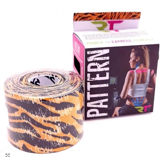 REA Kinesioteip mustriga  5cm x 5m Tiger