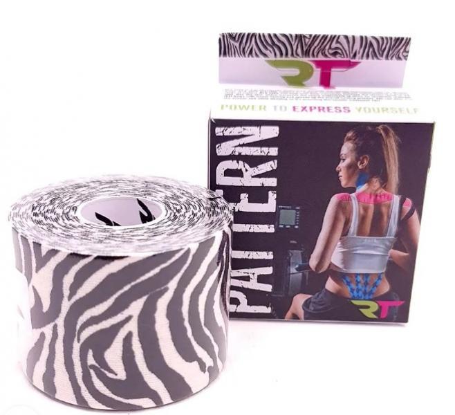 REA Kinesioteip mustriga  5cm x 5m Zebra
