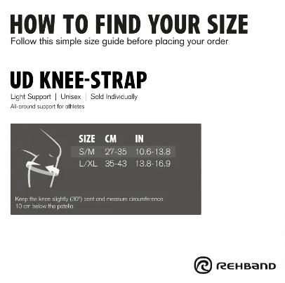 Rehband UD Põlve patella tugirihm- must
