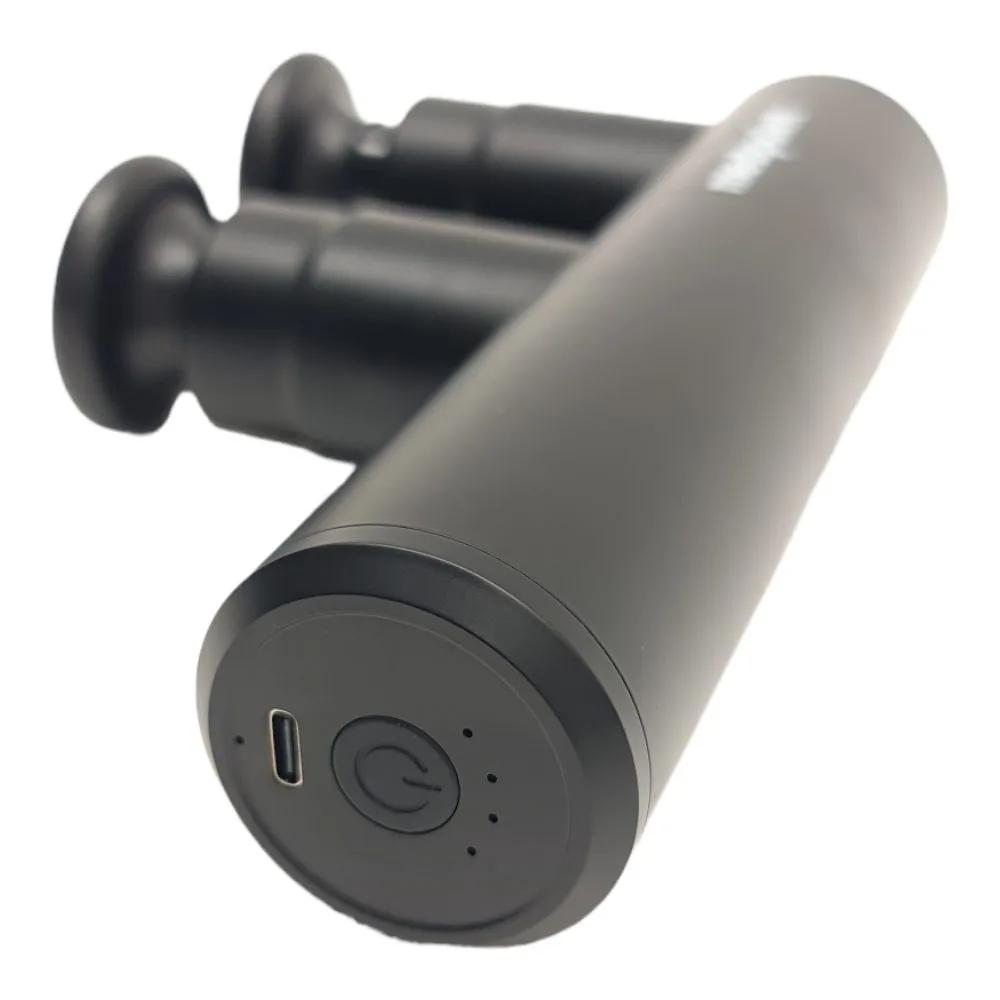 Medpoint kahe peaga massaažipüstol Mini Twin Black Edition