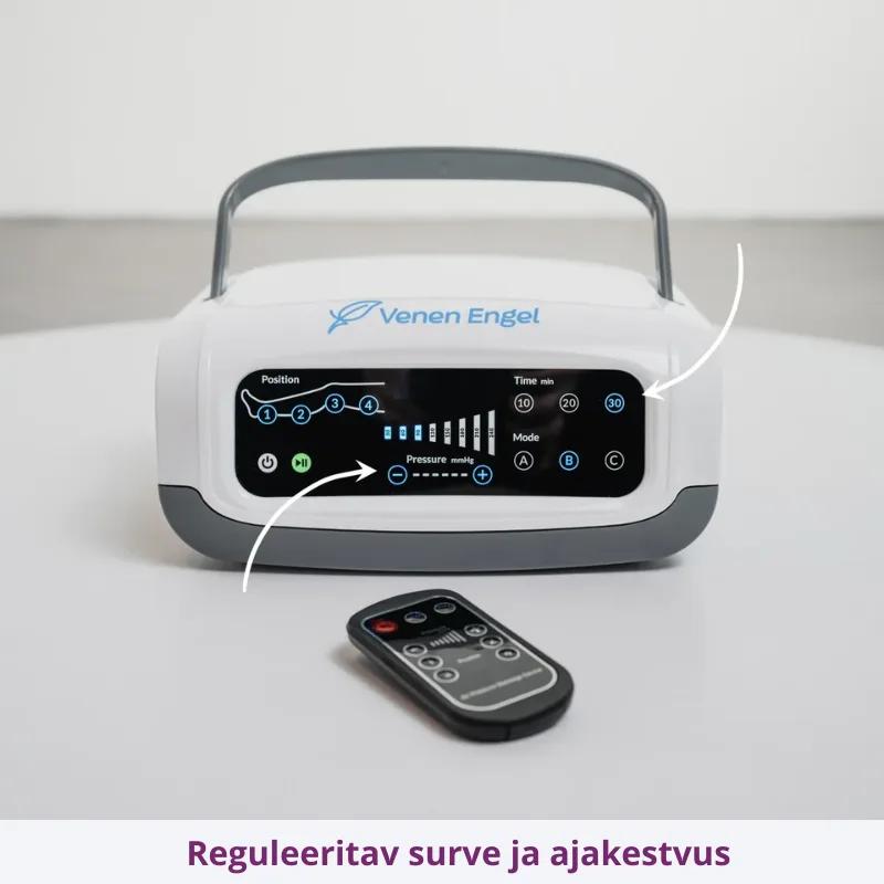 Venen Engel 4 kambriga Premium lümfiteraapia kompressioonseade