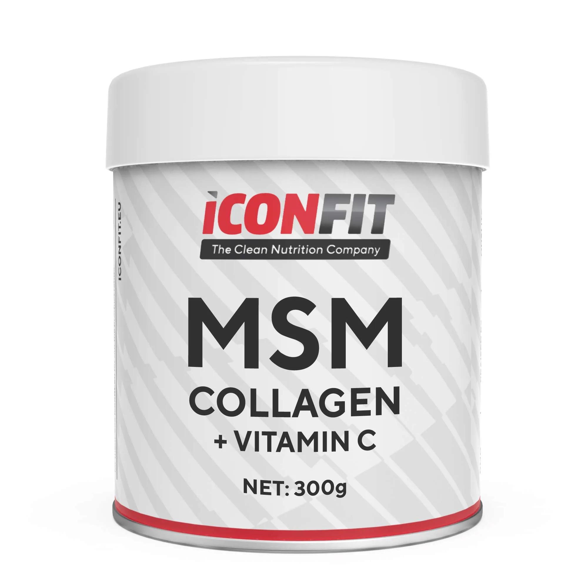 ICONFIT MSM Collagen+Vitamiin C (Liigestele) 300g