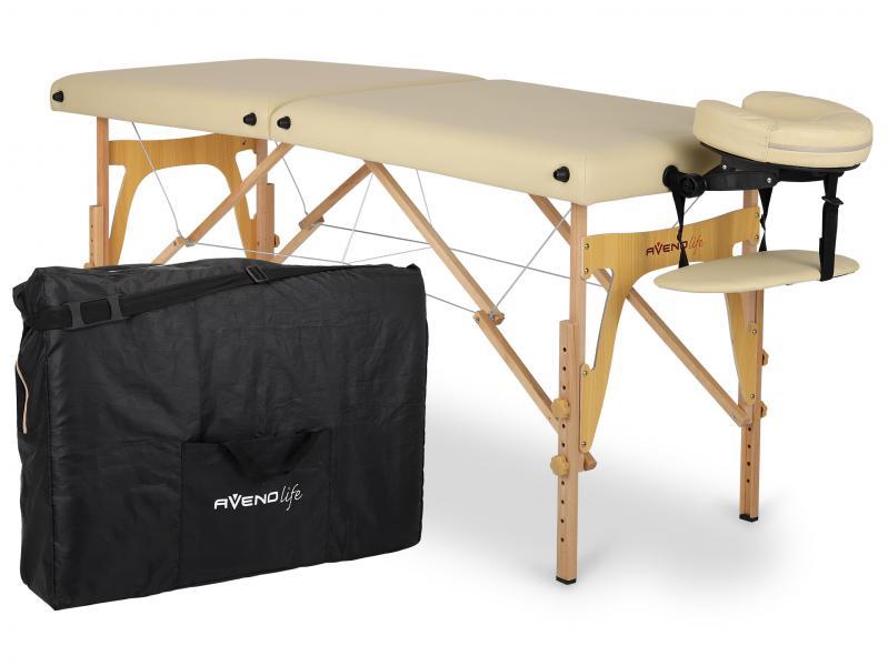 Kerge kokkupandav massaažilaud Sonia Comfy, beež-Habys