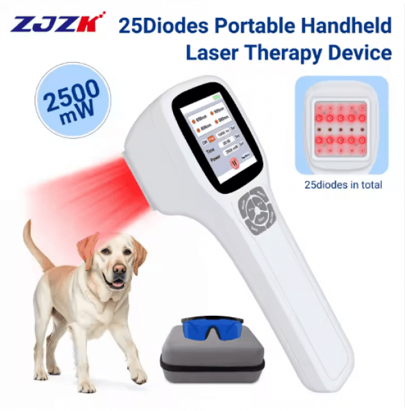 2500mW 4-lainepikkusega süvakoe külmlaserseade – inimestele ja loomadele