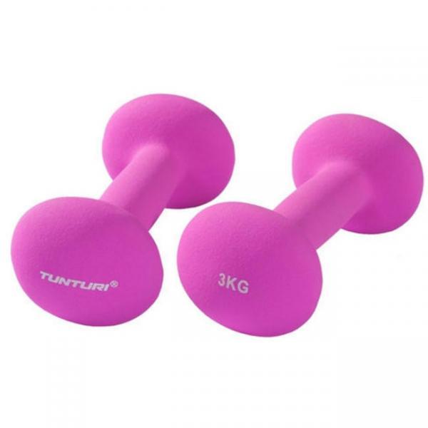 Hantlid 2x 3kg Tunturi Neopreen