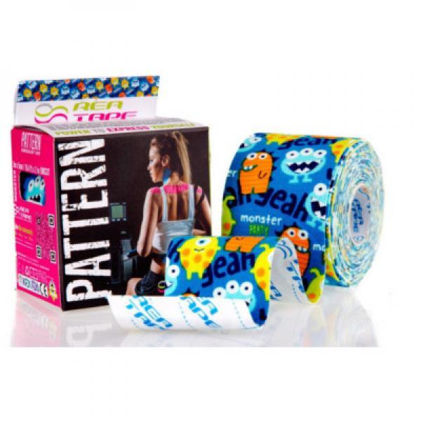 REA Kinesioteip mustriga 5cm x 5m Monsters