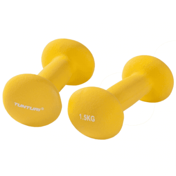 Hantlid 2 x 1.5 kg Tunturi neopreen