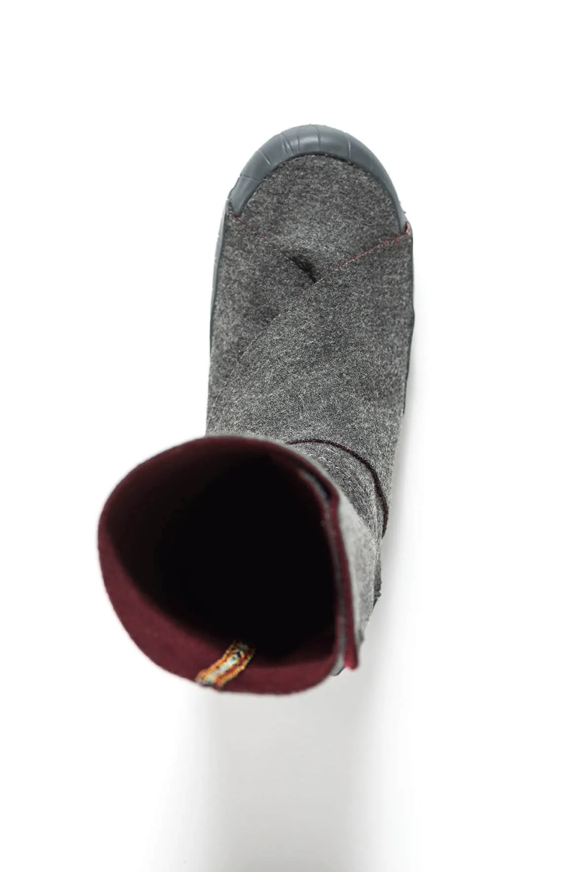 Furoshiki Russian FELT  Grey/Red wine 