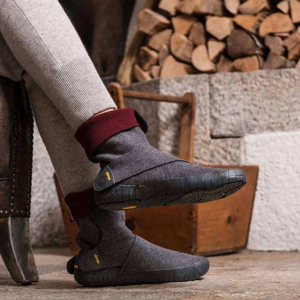 Furoshiki Russian FELT  Grey/Red wine 